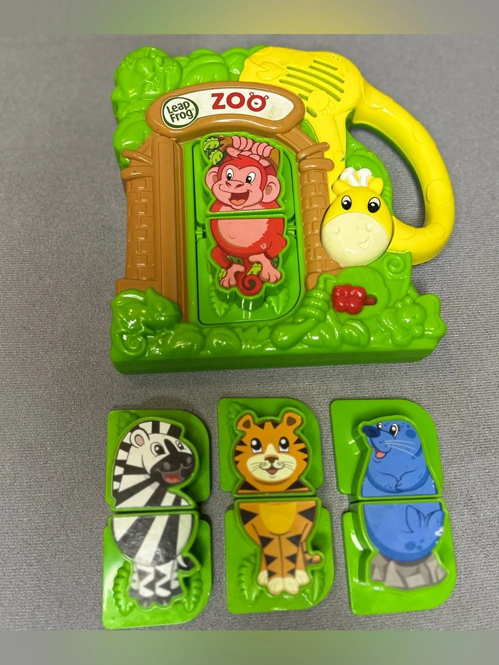 LeapFrog Spin and Sing Alphabet Zoo Interactive Musical Toy - Works & Complete